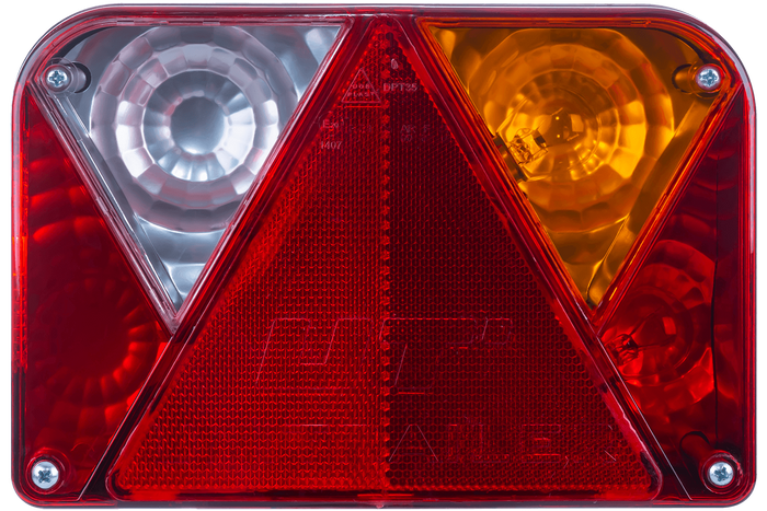 Verlichtingsset: DOBPLAST DPT35 achterlichten + ASPÖCK FLEXIPOINT I markeringslichten + MANTES 4,5m 13-pollige kabelboom