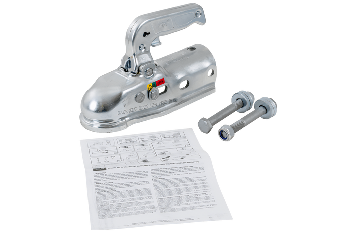 STEELPRESS BC-3000.1D-00-00+Z3 kogelkoppeling voor 3000kg aanhangwagen met 35-50mm buisvormige dissel