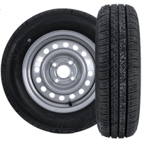 Set van twee wielen voor aanhangwagen KENDA TIRE 165/70 R13 79N KENDA RIM 4Jx13"H2 4x100 ET:30