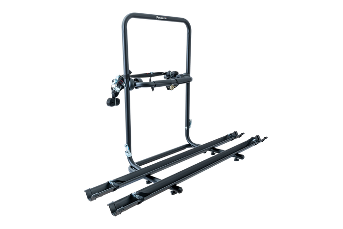 Fietsendrager reservewielhouder Peruzzo Brennero 4x4 - voor 2 fietsen met montagerails (zwart)