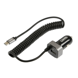 Autolader LAMP USB Type-C, sigarettenaansteker 12/24V