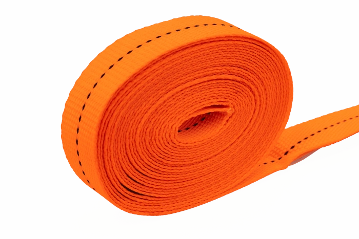 HILLS 5m/25mm/1t oranje eendelige spanband met spanner