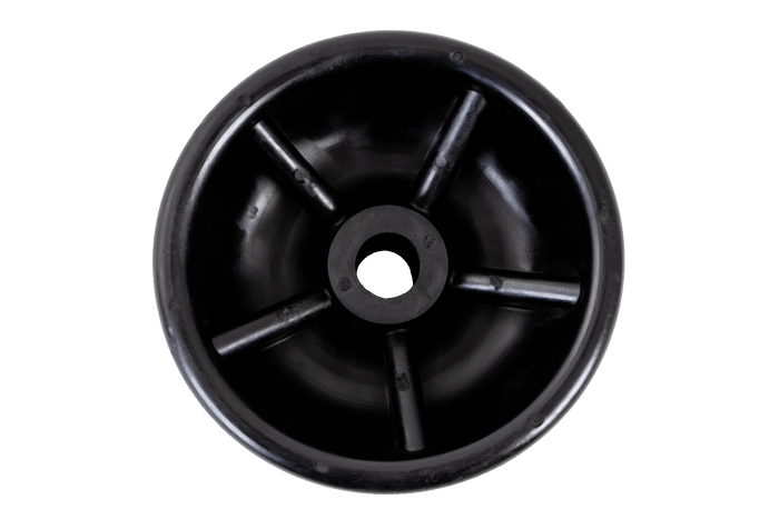 KNOTT kimrol, rubberen glijrol 67mm voor boottrailer