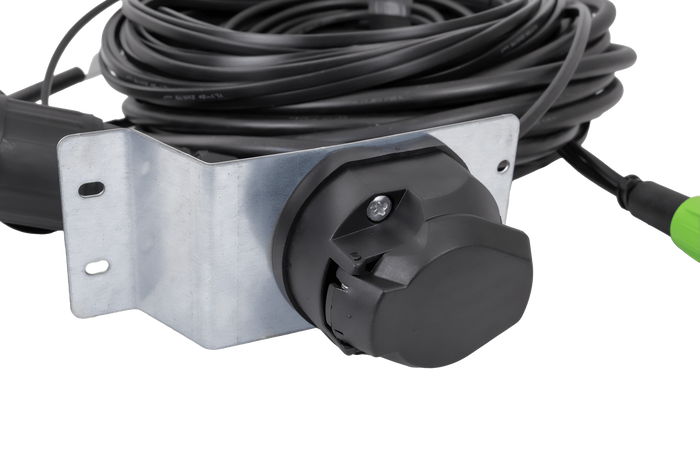 MANTES elektrische installatie, boottrailer kabelboom, 11,67 m, 13-pins stekker, 2x 5-pins bajonetten