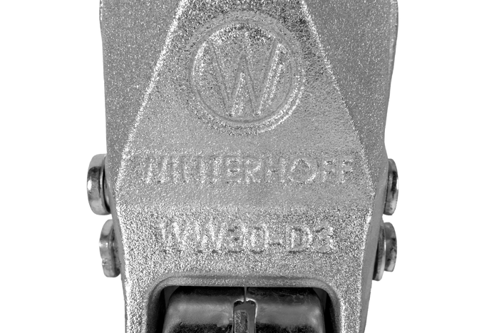 WINTERHOFF WW 30-D3-K1212 kogelkoppeling voor aanhanger van 3000 kg met dissel van 50-51 mm buis, gietijzer