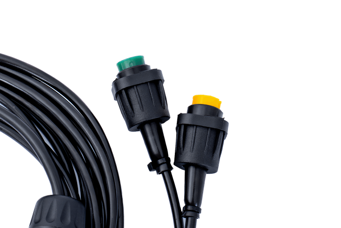 ASPÖCK MULTIPOINT V achterlichten + MANTES 4m 7PIN kabelboom