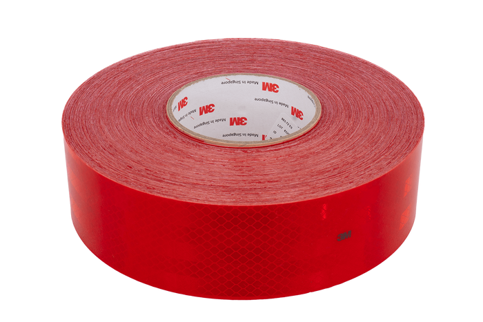 3M zelfklevende reflecterende tape, contour, rood - 1 meter