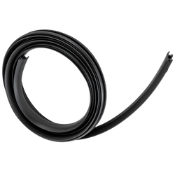 Rubberen afdekking/afdichting (bovenkant) voor aluminium balk - G3 CL 127 cm