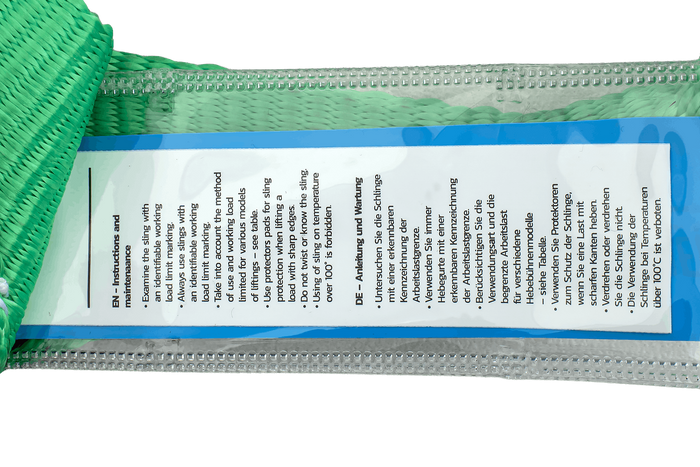 HEFFA kraanstroppen 5m/60mm/2t met lussen