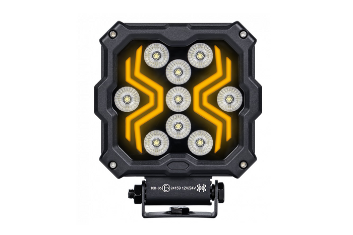 Werklamp LED KAMAR X-SPIDER L0195 9xLED 1700lm reflector