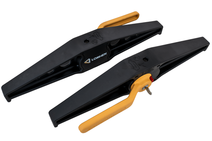 Set van twee LOKHEN STOPPY 606510100 ladderbevestigingsbeugels