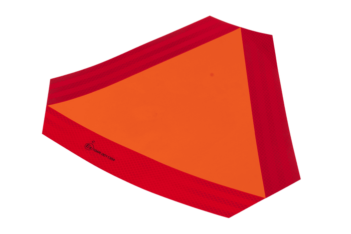 HERMON reflecterende sticker, langzaam rijdende gevarendriehoek, 300x120mm