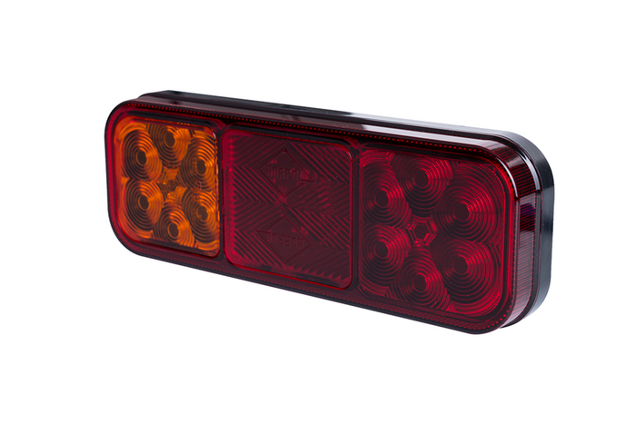 HORPOL LZD 2832 LED-achterlicht met 3 functies, universeel