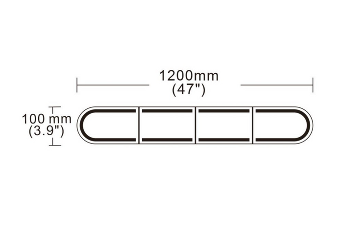 KAMAR BLK0059 LED-waarschuwingslicht, 6-standen knipperlicht