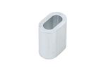 Aluminium connector voor touwen DROMET ZLA.5 bus voor 5mm touwen