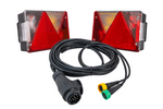 ASPÖCK MULTIPOINT IV achterlichten + MANTES kabelboom 4,1m 13-polig