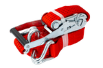UNITRAILER 8m/50mm/5t rode transportband met spanner