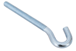DROMET HZ M12x165 schroefhaak met open uiteinde (gebogen)