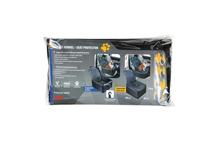 Hondendraagzak LAMP autostoelbeschermer 40x40cm