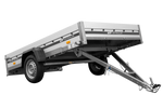 Aanhangwagen met aluminium zijwanden 264x150 Unitrailer Garden 265 KIPP ALU