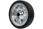 Reservewiel voor het KNOTT 405725.001 neuswiel, gemaakt van massief rubber, 225x65 mm.