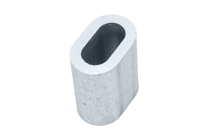 Aluminium connector voor touwen DROMET ZLA10 bus voor touwen 10mm