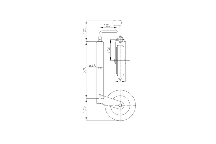 Neuswiel ST 48-200 V Winterhoff 150kg 48mm