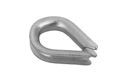 DROMET KU.4 touwkous, stalen klos, 4 mm