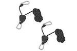 Set van twee ProPlus 320054 staalkabellieren, staalkabeltakel met ratel, 2,5 m, 68 kg