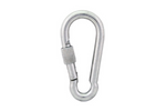Karabijnhaak met veiligheidssysteem voor touwen DROMET KSZ.6.60 brandweerkarabijnhaak 6x60mm