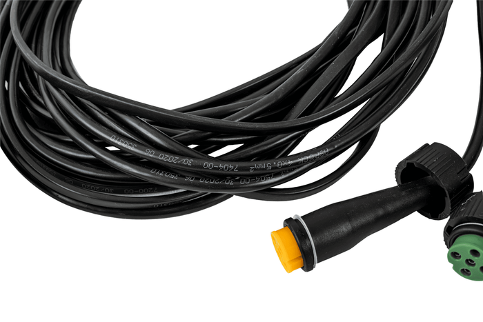 ASPÖCK elektrische installatie aanhangwagen kabelboom 4,5 m 7-POLIGE stekker bajonetten 2x 5 POLIG