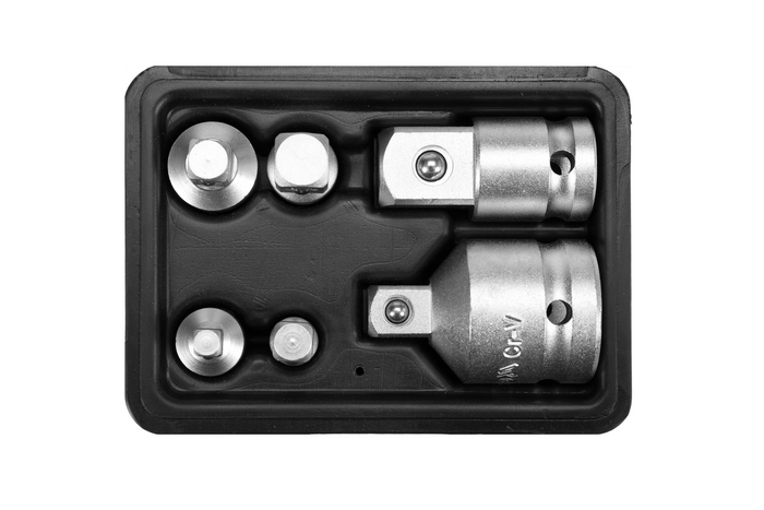 YATO YT-10671 verloopstukset 1/2"-3/8" 6 stuks.