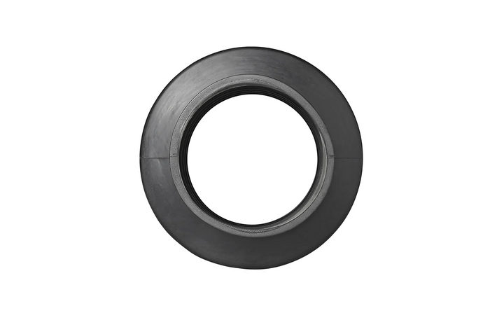 Rubberen balg die de schuif van de ProPlus 75mm vrijloopinrichting voor KNOTT KF/KRV/KFG vrijloopinrichtingen vastzet.