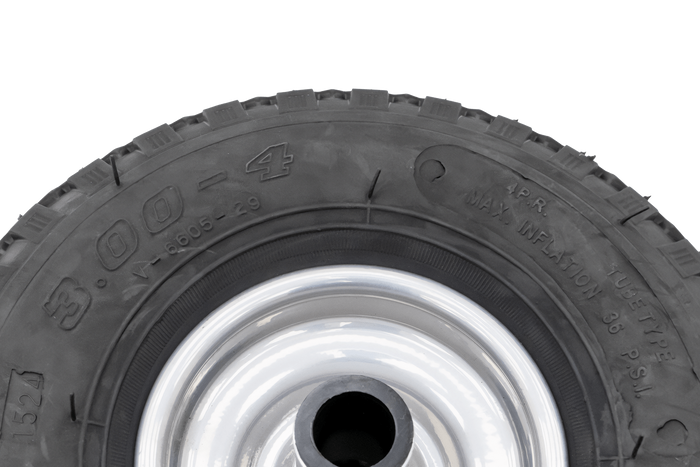 Reservewiel voor de KNOTT 411414.001 neuswiel 260x85mm