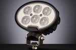 LED-werklamp reflector TT TECHNOLOGY ZWART TT.13359F 6xLED 4800lm ovaal