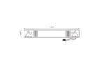 Verlichtingspaneel voor TT TECHNOLOGY TT.12004 trailer, LED-achterlicht, 5 functies