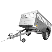 Lichte transport aanhangwagen Unitrailer GARDEN TRAILER 200 KIPP (NEW) met neuswiel en loofrekken. 