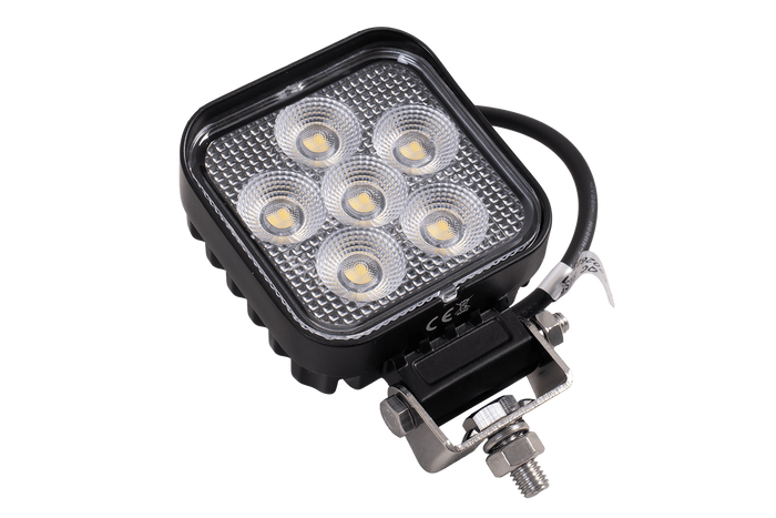 LED-werklampreflector TT TECHNOLOGY ZWART TT.13324 24xLED 1920lm vierkant