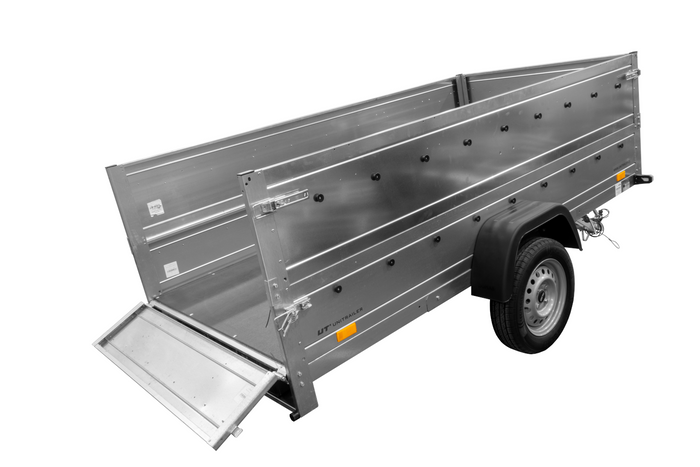 Lichte aanhangwagen 264x125 UNITRAILER GARDEN 264 KIPP met BIS zijwanden