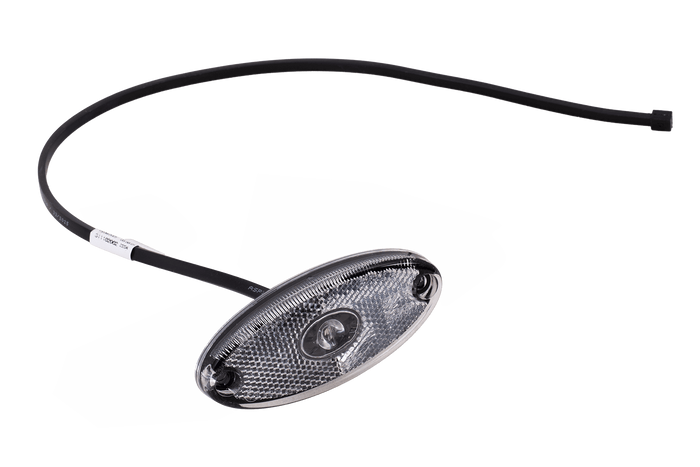 ASPÖCK FLATPOINT II LED markeringslamp, wit, universeel 0,5 kabel