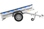 Autoaanhanger 200x106 UNITRAILER GARDEN 200 KIPP met blauwe hoes
