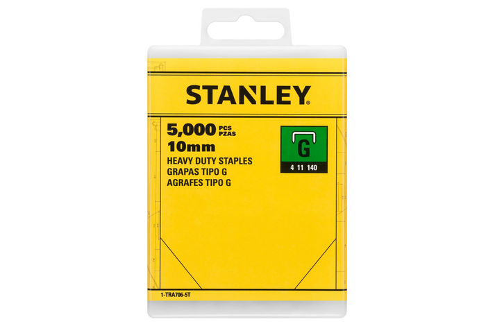 STANLEY nieten Type G 1-TRA706-5T 4/11/140 10mm 5000st