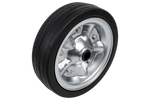 Reservewiel voor het KNOTT 405725.001 neuswiel, gemaakt van massief rubber, 225x65 mm.
