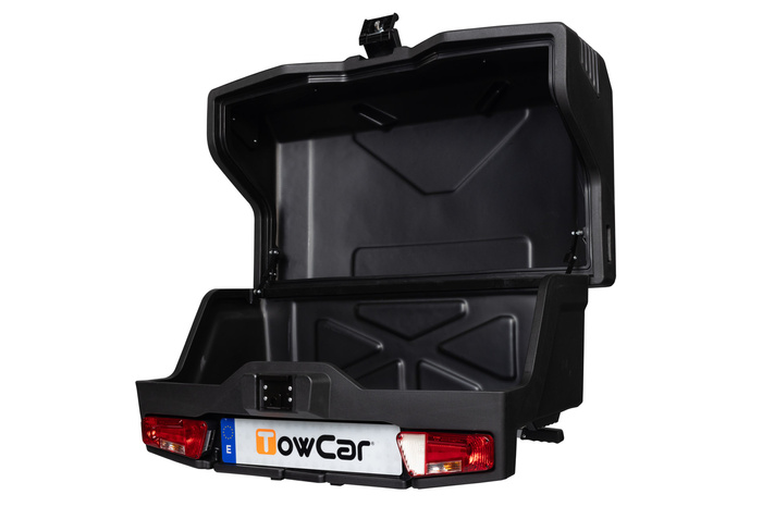 Towbox EVO classic grijs - bagagebox voor op de trekhaak