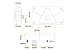 ASPÖCK MULTIPOINT V achterlicht 6 functies links