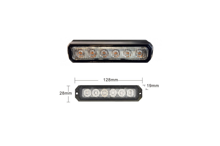 KAMAR LW0032-ALR-1 LED-waarschuwingslamp, 3 knipperstanden