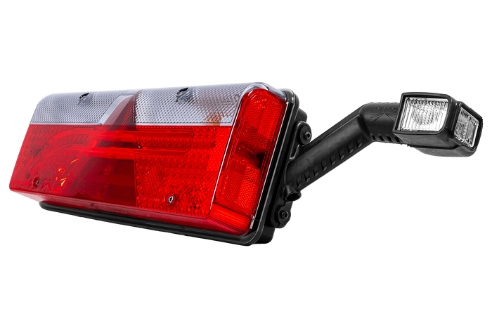 ASPÖCK EUROPOINT III LED bajonet achterlicht 7PIN ASS2 met claxon 7 functies rechts