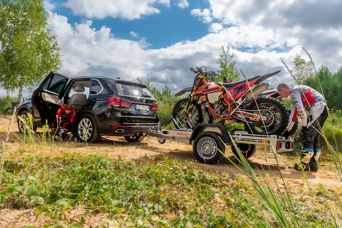 Motortrailer voor drie motoren UNITRAILER MOTO 3