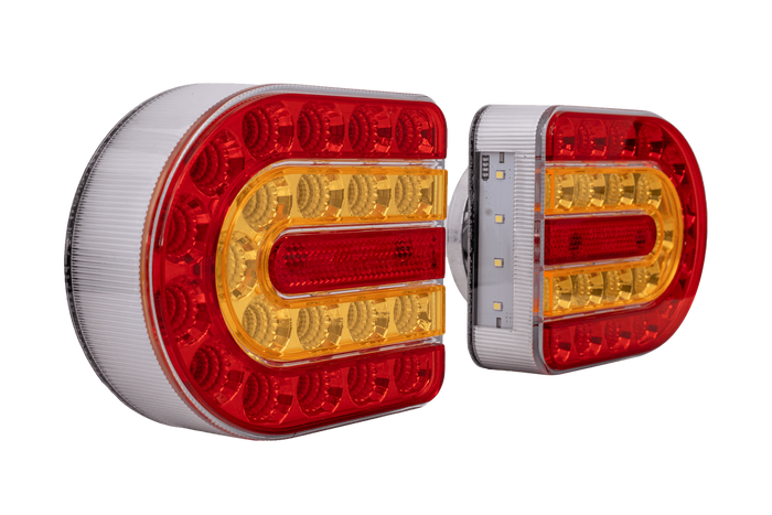SPAREX CONNIX S.130977 LED achterlichten 4 functies links+rechts, draadloos, met magneet