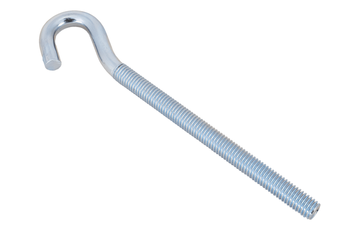 DROMET HZ M8x140 schroefhaak met open uiteinde (gebogen)